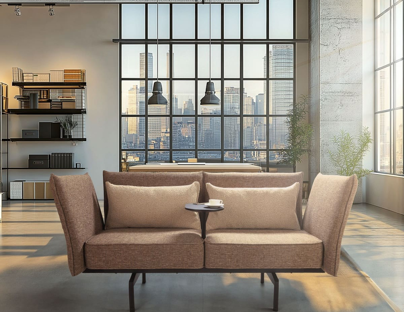 Офисный диван Антураж со столиком — фото № 1